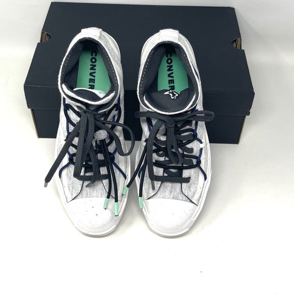 💖MEGA SALE💖Converse Jack Purcell Rally Mid  White Gray  Men's  Canvas 170947C - Picture 10 of 10